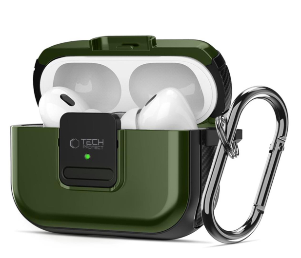 Tech-Protect Defender Hook do Apple Airpods Pro (1.|2. gen.) olive green - 1285372 - zdjęcie